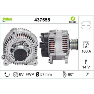 Valeo Generator  180A Seat Skoda VW 437555