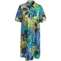 Milano Italy Maxikleid SHIRTDRESS 1/2 SLEEVE