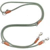 Leisegrün Hundeleine Hundeleine große Hunde Führleine 3m verstellbar mit 2 Karabiner, Nylon