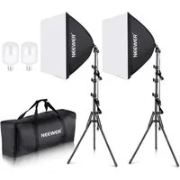 Neewer Fotostudio-Box NK200 700W Äquivalent Softbox Beleuchtung Set, NK200, LED wechselbar, E27