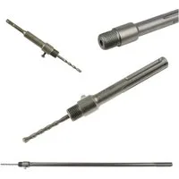 GEKO Bohrkrone SDS Plus SDS Max Adapter auf M22 Dosenbohrer Bohrkrone inkl Bohrer, M22-Gewinde, inkl. Zentrierbohrer