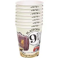 Unique Industries Inc. Einwegbecher Harry Potter Dekoration, Pappbecher 266ml/8Stk., Papier, Pappe