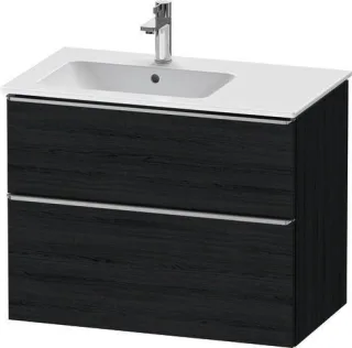 Duravit D-Neo Waschtischunterbau wandhängend Eiche Schwarz Matt 810x462x625 mm - DE4366070160000 DE4366070160000