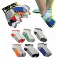 Athletech Sneakersocken 6er-Pack Low-Cut-Sportsocken bunt Gr. 27-34