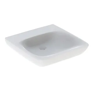 Geberit Renova Comfort Waschtisch barrierefrei 55x55cm, o. Hl., ohne Überlauf., weiss, 500913001 500913001