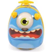 CHIC2000 Kinderkoffer Bouncie, Monster, 2 Rollen, Hartschalen-Trolley