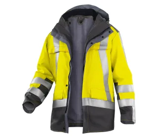 KÜBLER SAFETY 8 Parka PSA 3 warngelb/anthrazit XXL - 1969 8420-3497-XXL