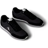 Calvin Klein Jeans RETRO RUNNER ESS MIX MAT Sneaker Freizeitschuh, Halbschuh, Schnürschuh mit Logo-Emblem