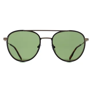 Lacoste L258S 771 glänzend gold grün Sonnenbrille