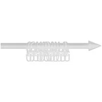 Bestlivings Gardinenstange Vorhangstangen Set 70-130cm o. 130-240cm, 1-läufig, ausziehbar, geklemmt, Edelstahl,  Stilgarnitur in versch. Ausführungen, ausziehbar, mit Wandbefestigung