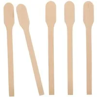 PAPSTAR Einwegbesteck-Set Rührstäbchen, Holz pure 13 cm 1000 Stk, Holz