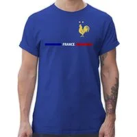 Shirtracer T-Shirt Frankreich Trikot Wappen, France mit Stolz, Französisches Fan-Motiv 2026 Fussball WM Fanartikel