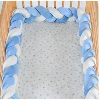 Cangaroo Bettnestchen Bettnestchen Braidy, geflochten, Bettumrandung 220 x 13 x 3,5 cm