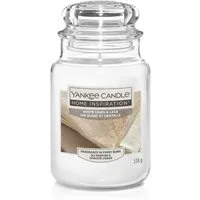 Yankee Candle Duftkerze Yankee Candle Duftkerze Großes Glas White Linen &