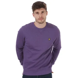 Lyle And Scott Herren Sweatshirt mit Rundhalsausschnitt in Violett