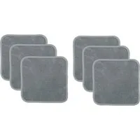 Erwin Müller Seiftuch Abschminktuch 6er-Pack, Microfaser, Microfaser Uni