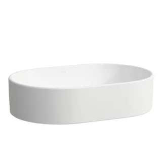 Laufen Waschtisch-Schale SAVOY 380x550x155 oval o. Hl. o.Ül. weiß matt, H8129447571121 H8129447571121