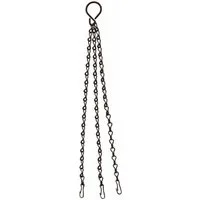 Siena Garden Blumenampel Ersatzkette für Hängeampel, 45 cm mit Haken, schwarz