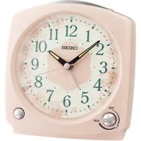 Seiko Quarzwecker QHP012P mit Vogelstimmen Rosafarben