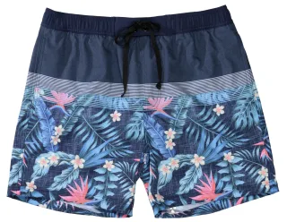 ATTENTION - He.-Beach Bermuda navy print - Gr. - 6