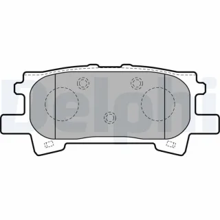 Delphi Bremsbel?ge hinten Lexus Rx Toyota Highlander 3,3