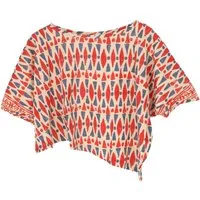 Guru-Shop Longbluse Boho Blusentop, asymmetrische Basic.. alternative Bekleidung