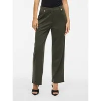 Vila Anzughose VICLUA HW WIDE BUTTON PANTS- NOOS