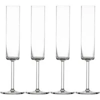 SCHOTT ZWIESEL Sektglas Sektglas 4er-Set Modo klar, Tritan-Kristallglas