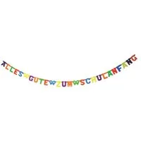 Stylex Schreibwaren Girlande Girlande "Alles Gute zum Schulanfang" 2,70m