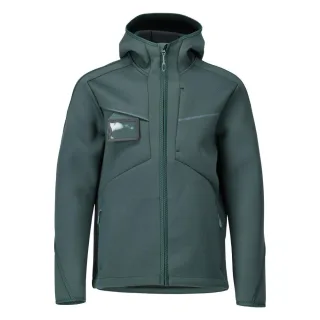 MASCOT Herren Softshell Jacke mit Kapuze CUSTOMIZED Waldgrün XL - 22086-662-34-XL