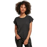 urbandreamz T-Shirt Damen Kurzarm Rundhals mit verlängerter Schulter Acid Wash