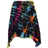 Guru-Shop Minirock Batik Hippie Minirock, Boho Sommerrock,.. alternative Bekleidung
