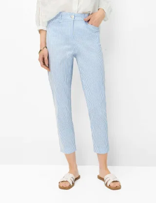 Brax Damen Chino Style MARA S BLUE SPLASH, hellblau, Gr. 42K