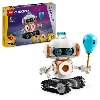 LEGO Creator 3in1 Weltraum-Roboter - Spielzeug umbaubar in Hund Figur oder Modell Rakete - Bauset für Kinder - Raumfahrt Geschenkidee für Jungen und Mädchen ab 8 Jahren 31164