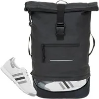 ELEPHANT Freizeitrucksack Time Bag aus Plane mit Bodenfach, Rucksack Laptoprucksack Daypack wasserabweisend + Trinkflasche