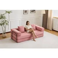 PixelPilot Schlafsofa PixelPilot 195 cm Cord-Schlafsofa, klappbar, Memory-Schaum, 4-in-1