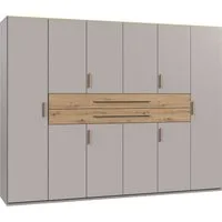Wimex Drehtürenschrank Digit, erhältlich in den Breiten 180cm, 225cm oder 270cm (Schlafzimmer Schrank Bestseller in moderner Optik) Kleiderschrank inkl. zwei Schubkästen in zentraler Höhe