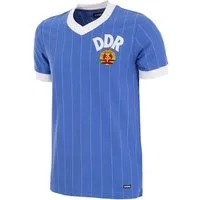 COPA Fußballtrikot Retro DDR 1985 Vereinsemblem Bestickt, feine Nadelstreifen