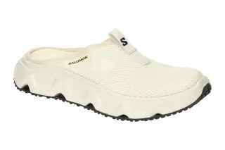 Salomon 477409 REELAX SLIDE 6.0 Beige - vanilla ice/black Sportliche Damenclogs