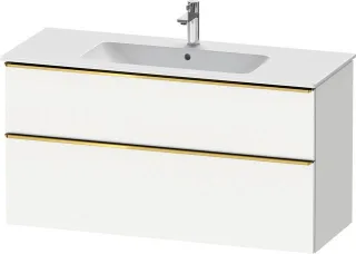 Duravit D-Neo Waschtischunterbau wandhängend Weiß Matt 1210x462x625 mm - DE4364034180000 DE4364034180000