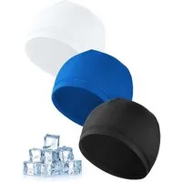 Zaewry Strickmütze 3 Stück Cooling Fahrradmütze Unter Helm, Atmungsaktiver