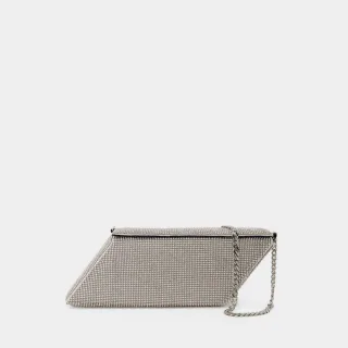 Parallelogramm-Tasche - Kara - Weiß - Messing