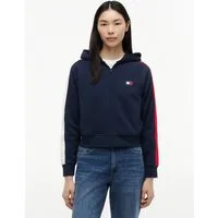 Tommy Jeans Kapuzensweatjacke TJW REG BADGE TRACK HOOD EXT Baumwollmischung, Kapuze