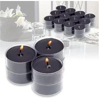 Candelo Teelicht Teelicht 24er Set Duftteelichter Ambiente - Black Rose Duft Kerze