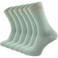 GAWILO Socken für Herren - Premium Komfortbund ohne drückende Naht (6 Paar) Weiche Socken aus hochwertiger, doppelt gekämmter Baumwolle