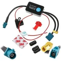Bolwins A83 Auto Antennenverstärker für FM & DAB+ Radio 12V Fakra SMB Audioverstärker (Anzahl Kanäle: 1, 6 W, FM & DAB+, Signal Verstärkung)