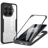 betterfon Handyhülle für Xiaomi 15T Pro 2-teiliges 360° Grad TPU Schutzcase, Vollschutz Case mit integriertem Displayschutz und klarer Sicht