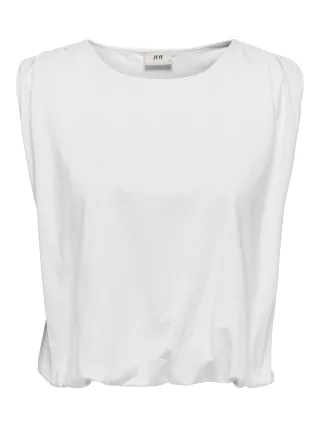 JDY - JDYMARA S/L BUBBLE TOP JRS Cloud Dancer - Gr. - XL