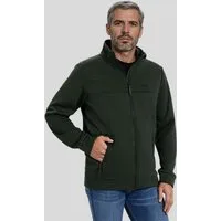 Kjelvik Strickfleecejacke Herren Jacke Wilco Fleecejacke Strickfleece mit leichtem Fleecefutter, Soft Touch