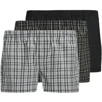 Jack & Jones Boxershorts JACMILANO WOVEN BOXERS 3 PACK NOOS (Packung, 3-St) Baumwolle, elastisches Bündchen